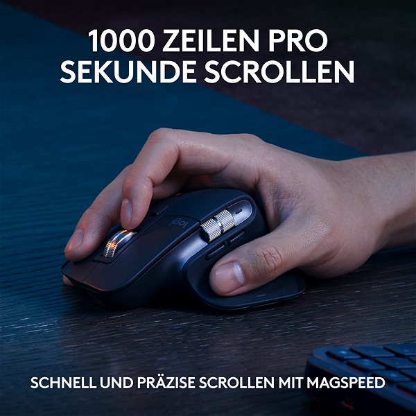 Logitech MX Keys S Combo - DE keyboard and mouse set.