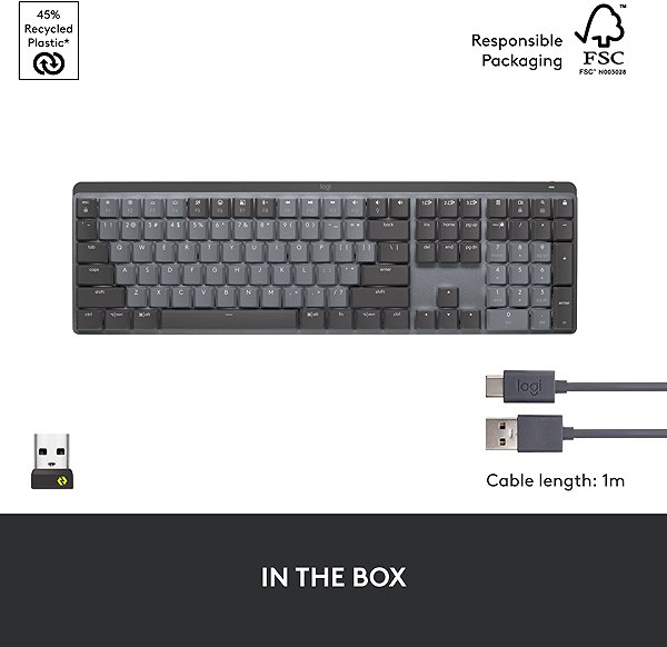 Keyboard Logitech MX Mechanical Graphite - US INTL ...