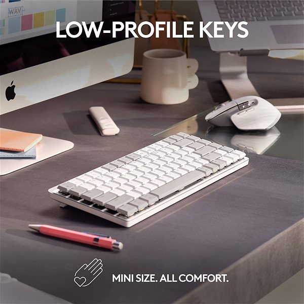 Keyboard Logitech MX Mini Mechanical for Mac Pale Grey - US INTL ...