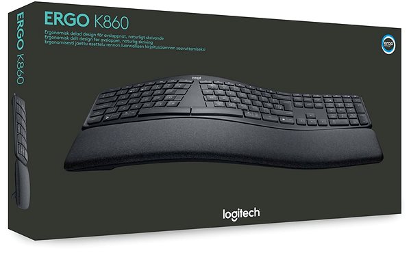 Billentyűzet Logitech Ergo K860 Wireless Split Keyboard - HU (lézerezett) ...