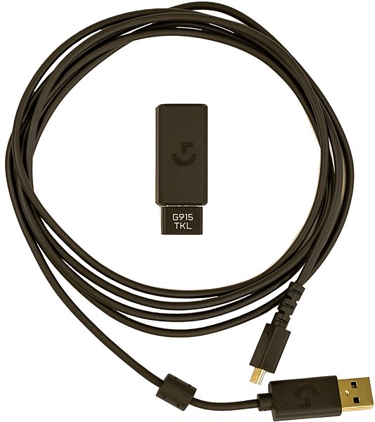 Herná klávesnica Logitech G915 LIGHTSPEED TKL Wireless RGB GL Tactile, carbon – CZ/SK Možnosti pripojenia (porty)