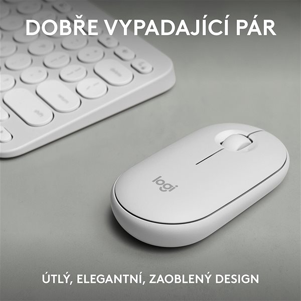 Tastatur/Maus-Set Logitech Pebble 2 Combo MK380s, Off-white - US INTL ...