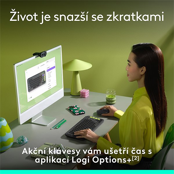 Keyboard and Mouse Set Logitech Pop Icon Combo, Graphite - US INTL ...