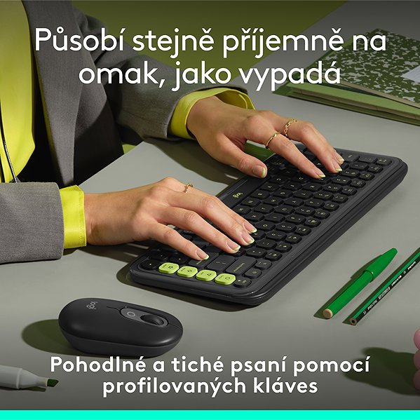 Keyboard Logitech Pop Icon Keyboard, Graphite - US INTL ...