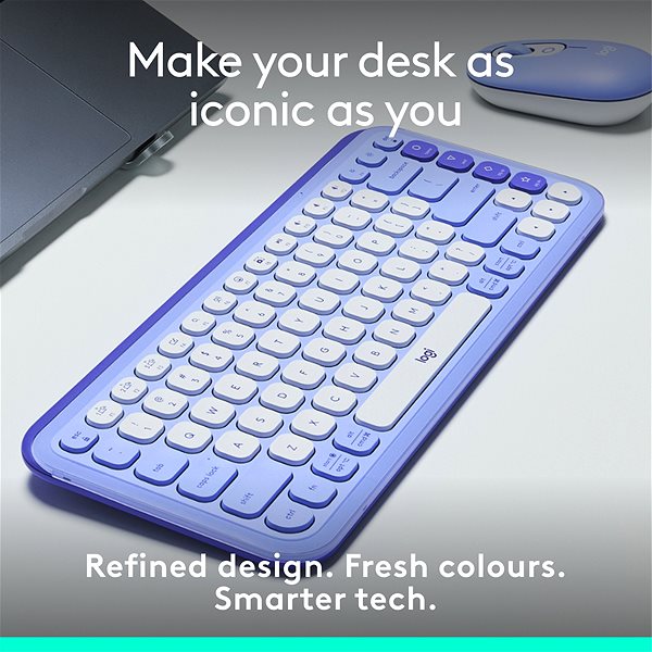 Keyboard Logitech Pop Icon Keyboard, Lilac - US INTL ...