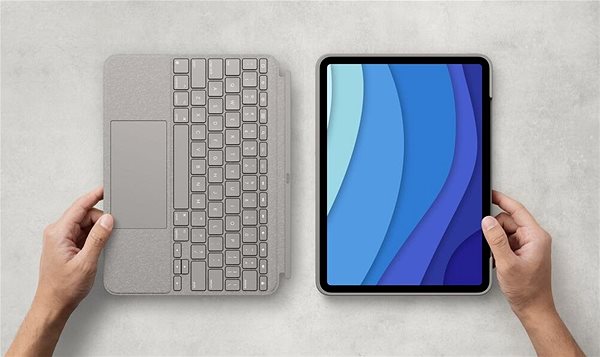 Hülle für Tablet mit Tastatur Logitech Combo Touch für iPad Pro 11