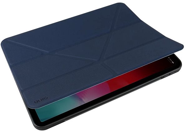 Tablet tok Uniq Transforma Rigor iPad Mini 5 (2019) Electric Blue Lifestyle