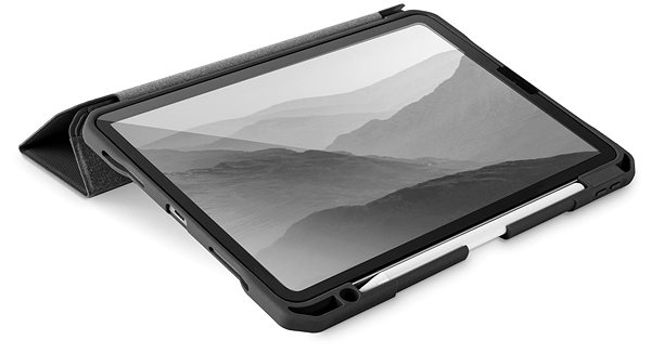 Tablet tok UNIQ Trexa antimikrobiális tok az iPad Pro 11 (2021) készülékhez, fekete Lifestyle