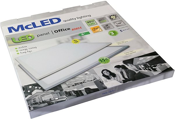 Ceiling light McLED LED luminaire Office 6060 E, 40W, 4000K, white .