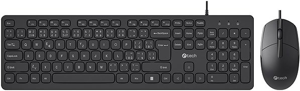 Keyboard and Mouse Set C-TECH KBM-105 ...