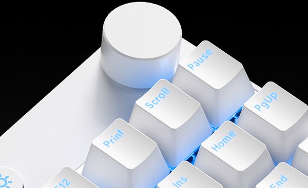 Keyboard MCHOSE Mix 87 Hall Effect Apollo Magnetic Switch - White ...
