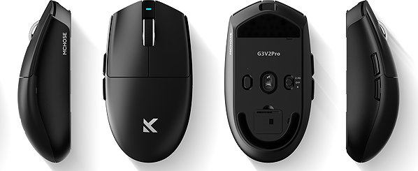 Gaming Mouse MCHOSE G3 V2 Pro Wireless - Black ...