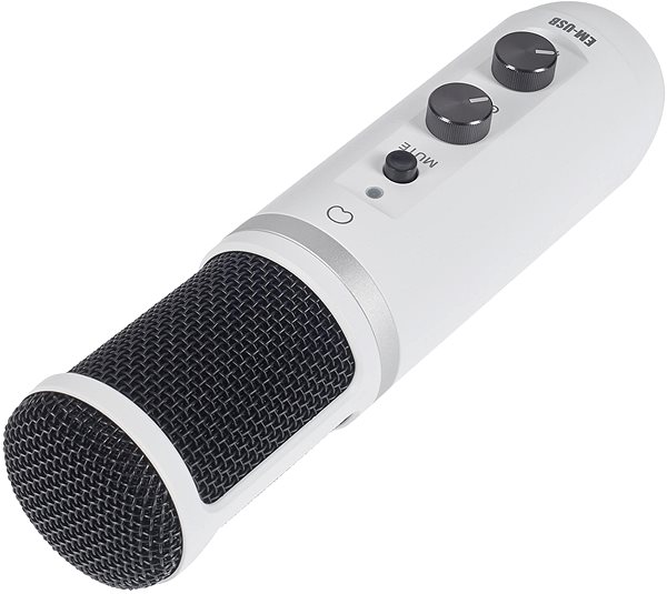 Microphone MACKIE EM-USB LTD WH Lateral view