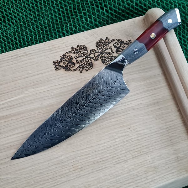 Sada nožov MaceMaker Red Snapper SanMai Kuchynské nože 3 ks ...