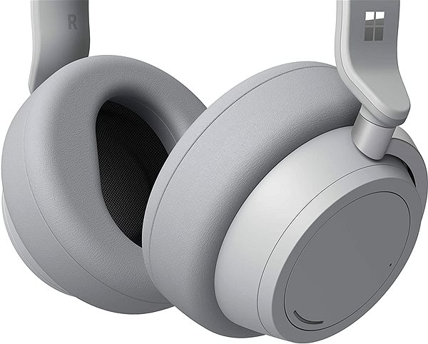 Kabellose Kopfhörer Microsoft Surface Headphones 2 Grau Seitlicher Anblick