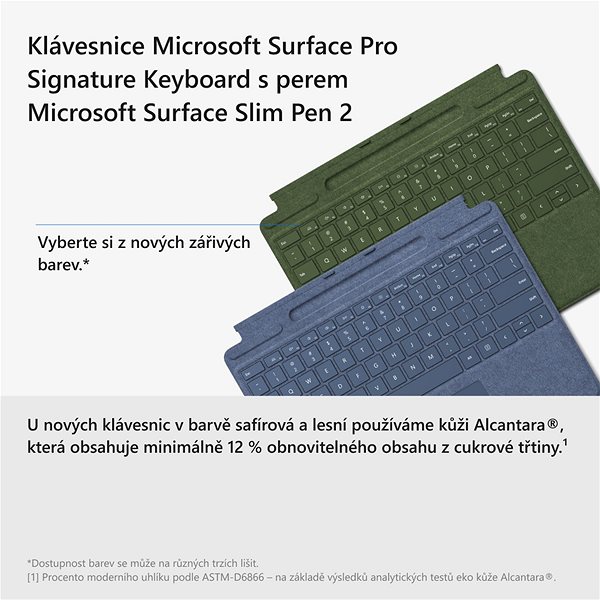 Klávesnica Microsoft Surface  Pro X/Pro 8/Pro 9 Signature Keyboard + Pen Black CZ/SK ...