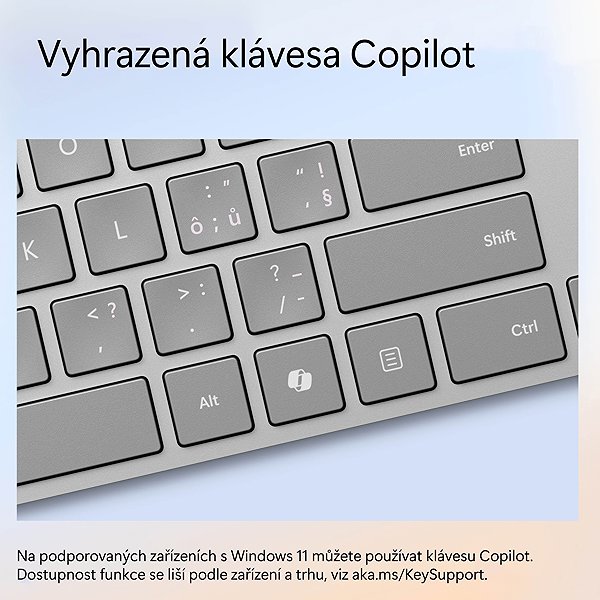 Keyboard Microsoft Surface Keyboard Gray - CZ/SK ...