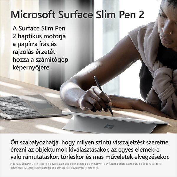 Érintőceruza Microsoft Surface Slim Pen 2 Black ...