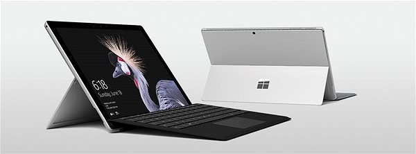 Klávesnica Microsoft Surface Pro Type Cover Black – potlač CZ/SK Bočný pohľad