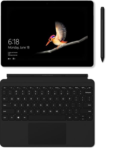 Keyboard Microsoft Surface Go Type Cover Black CZ/SK Screen