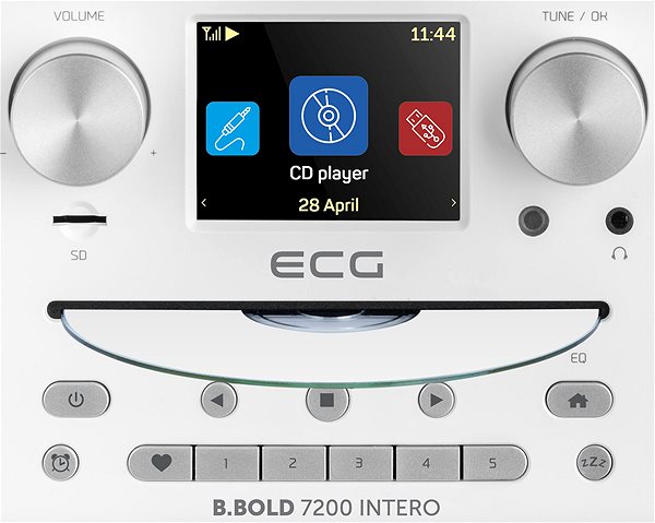 Rádio ECG B.Bold 7200 Intero White ...