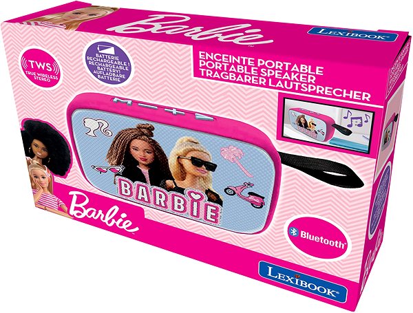 Bluetooth reproduktor Lexibook Prenosný mini reproduktor Barbie ...