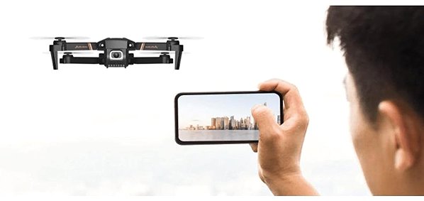 Drone RICHIE Foldable drone with FULL HD camera, app for Android and iOS devices, Quadcopter with camera .