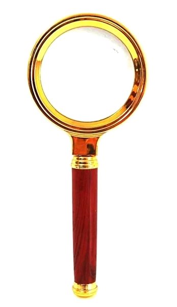 Magnifier Pronett XJ4010 Reader's magnifier 80 mm, magnification 6 x gold .