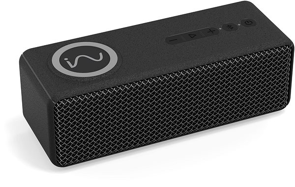 Bluetooth speaker Intezze BRIQ - grey logo .