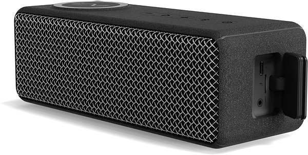 Bluetooth speaker Intezze BRIQ - grey logo .