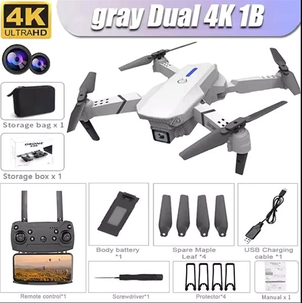 JJRC 4K Drone with speed up to 33 km/h 4K Quadcopter .