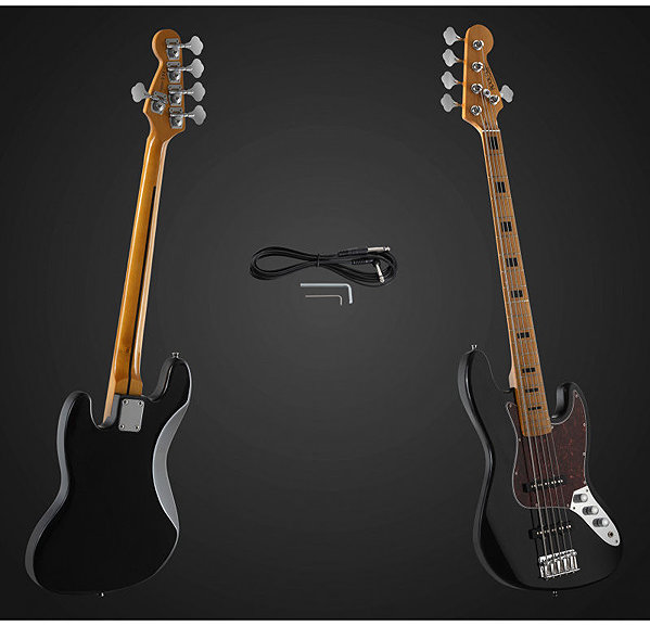 Rocktile Pro JBS-50 BK bass guitar.