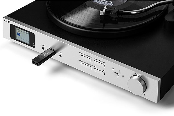 Turntable AKAI ATT-500SP Hi-Fi Turntable with Speakers ...
