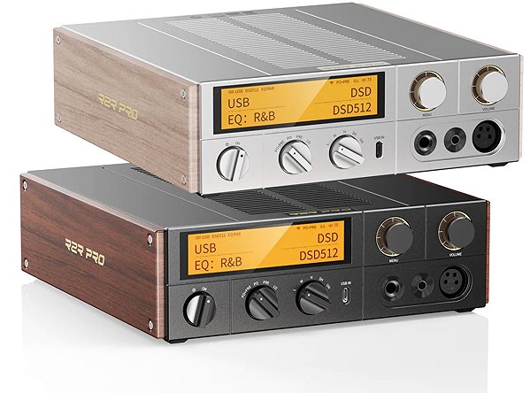 FiiO K17 R2R silver headphone amplifier.