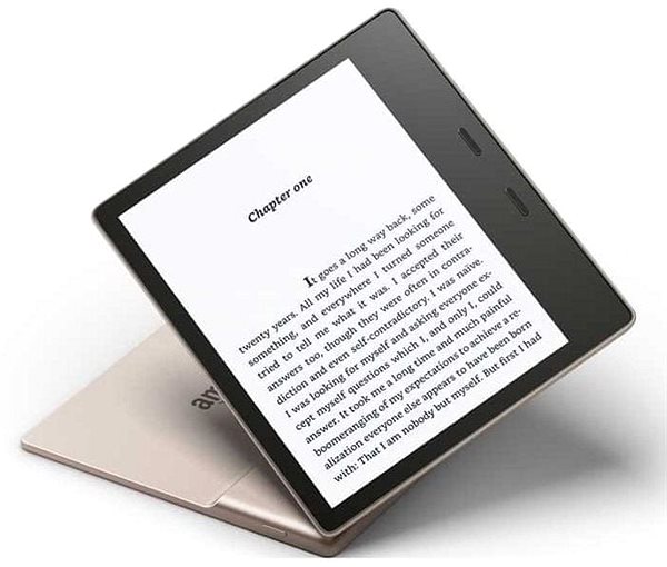 Elektronická čítačka kníh Amazon Kindle Oasis 3 2019 32 GB zlatá (s reklamou) Bočný pohľad