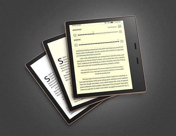 Ebook olvasó Amazon Kindle Oasis 3 2019 32 GB arany (reklámmal) Jellemzők/technológia