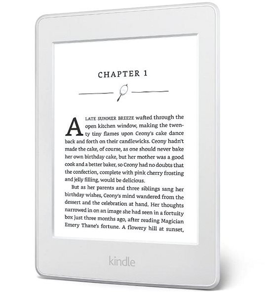 eBook-Reader Amazon New Kindle 2020 weiß Seitlicher Anblick