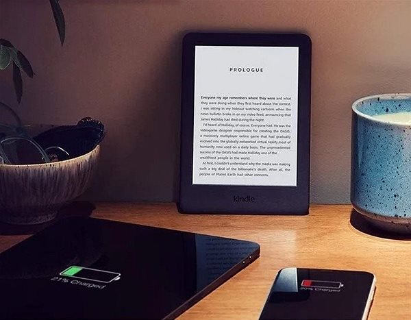 Ebook olvasó Amazon New Kindle 2019 4GB fekete (felújított reklámmal) Lifestyle