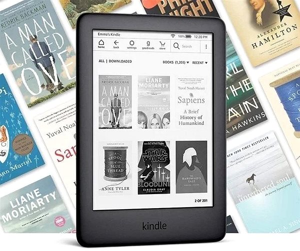 Ebook olvasó Amazon New Kindle 2019 4GB fekete (felújított reklámmal) Képernyő