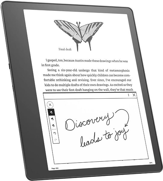 Elektronická čítačka kníh Amazon Kindle Scribe 2022 16 GB sivý s prémiovým perom ...