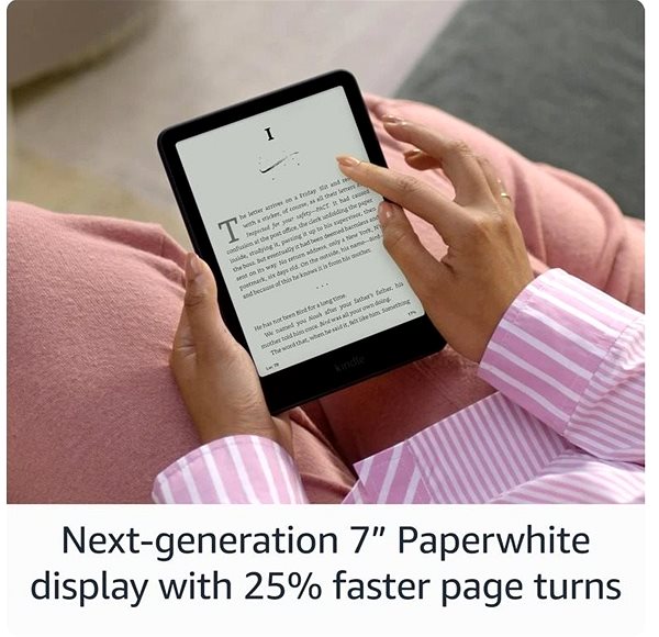 Elektronická čtečka knih Amazon Kindle Paperwhite 2024 32GB Signature Edition (bez reklamy) Metallic Raspberry ...