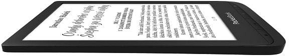 eBook-Reader PocketBook 628 Touch Lux 5 Ink Black Seitlicher Anblick
