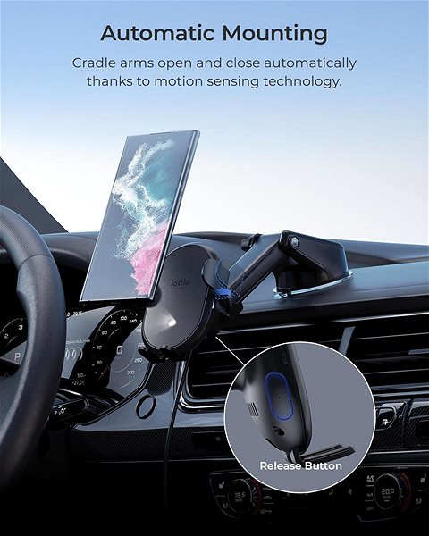 Phone holder iOttie AutoSense 2 Wireless Dashboard & Windshield Mount ...