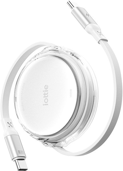 Stromkabel iOttie 100W Retractable USB-C Cable 2 Pack White ...