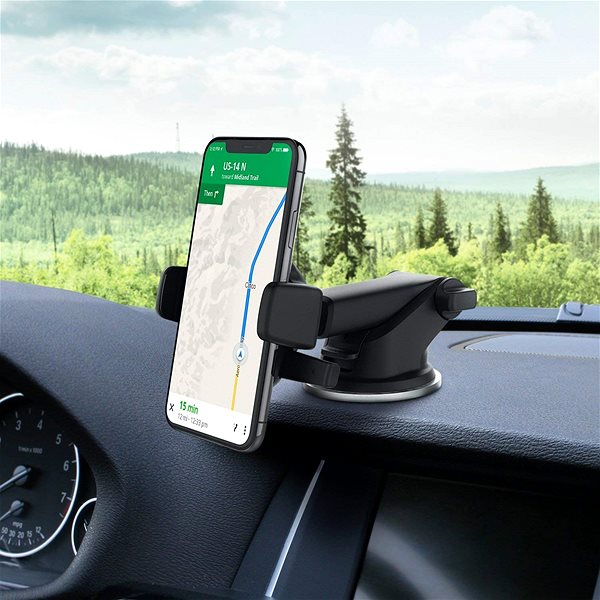 Phone Holder iOttie Easy One Touch 4 Mini Dash Windshield Mount Lifestyle