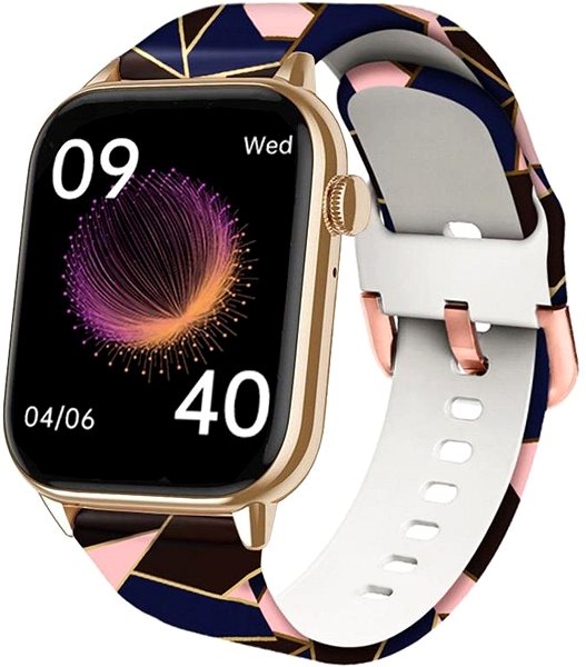 Smartwatch Madvell Pulsar gold mit Silikonband Vector ...