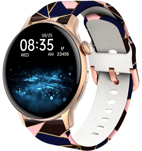 Smartwatch Madvell Talon gold mit Silikonband Vector ...