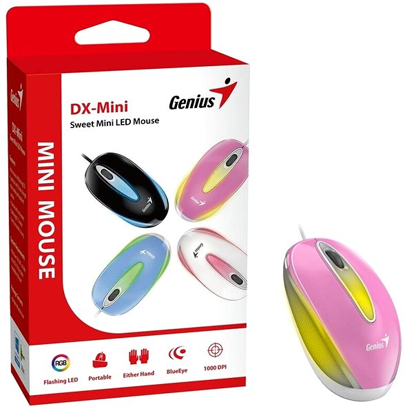 Myš Genius DX-Mini ružová ...
