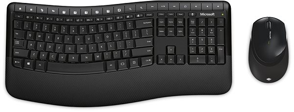 Keyboard and Mouse Set Microsoft Wireless Comfort Desktop 5050 CZ/SK Screen