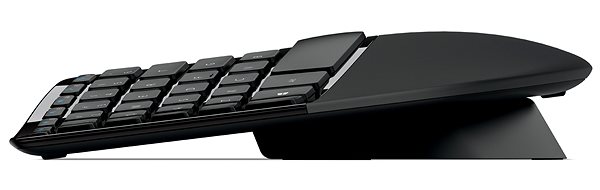 Keyboard and Mouse Set Microsoft Sculpt Ergonomic Desktop Wireless CZ/SK Lateral view